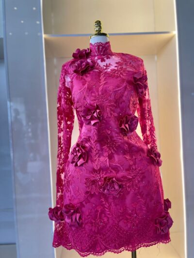 Deep pink lace (rose)